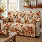 Autumn Corgi Grace Sofa Cover