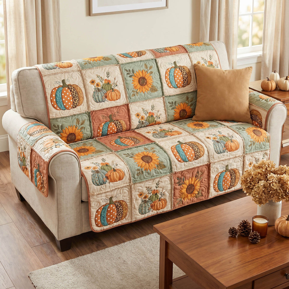 Autumn Cottage Sofa Cover
