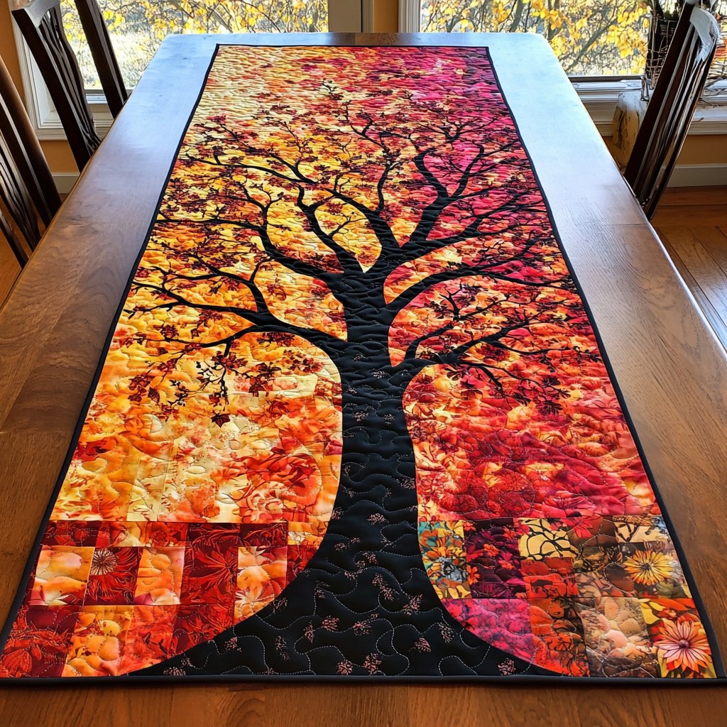 Autumn Field Table Runner