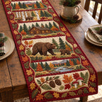 Autumn Forest Patchwork Table Runner