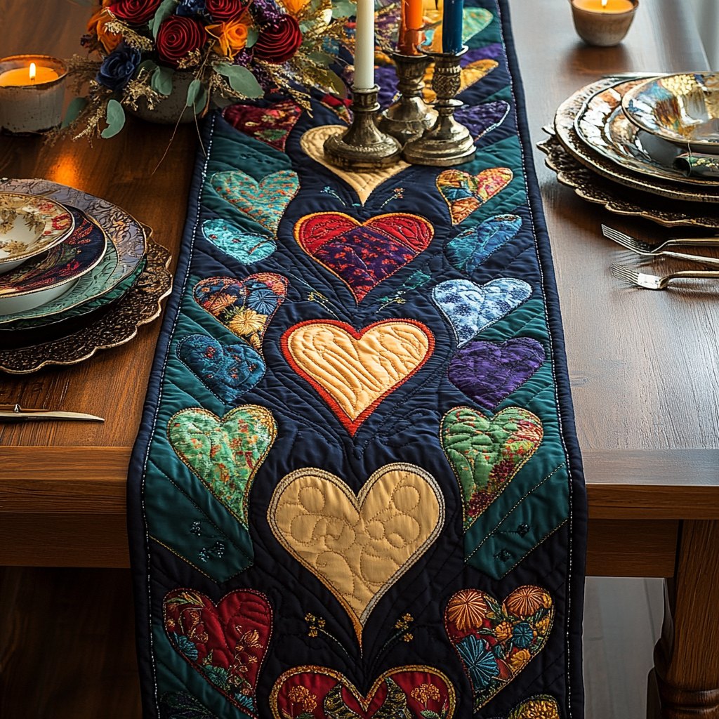 Autumn Love Table Runner