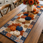 Autumn Pumpkin Table Runner