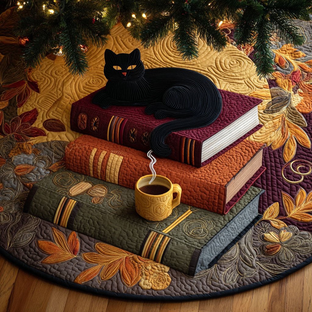 Autumn Reader Christmas Tree Skirt