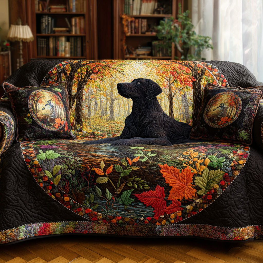 Autumn Retriever Sofa Cover