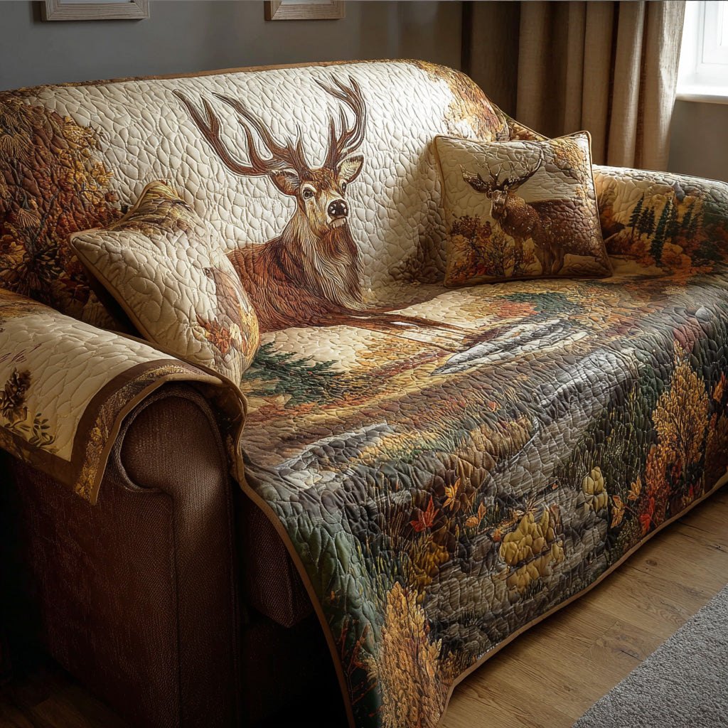 Autumn Stag Sofa Cover