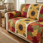 Autumn Sun Bloom Sofa Cover