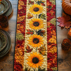 Autumn Sunflower Flair Table Runner