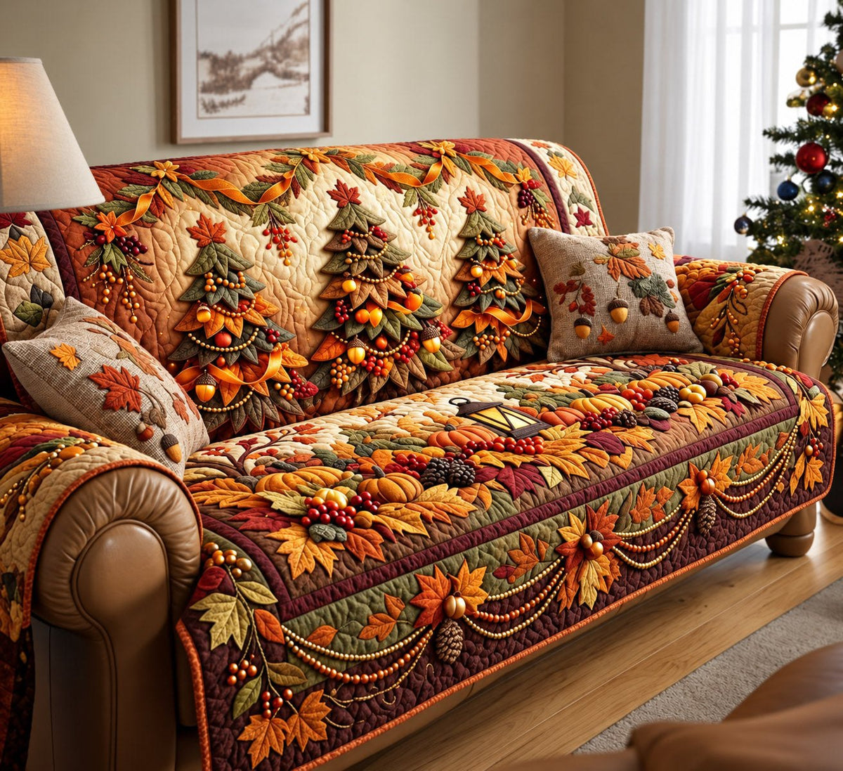 Autumn Tree Sofa Cover