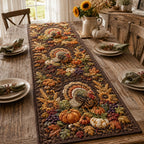 Autumn Turkey Table Runner