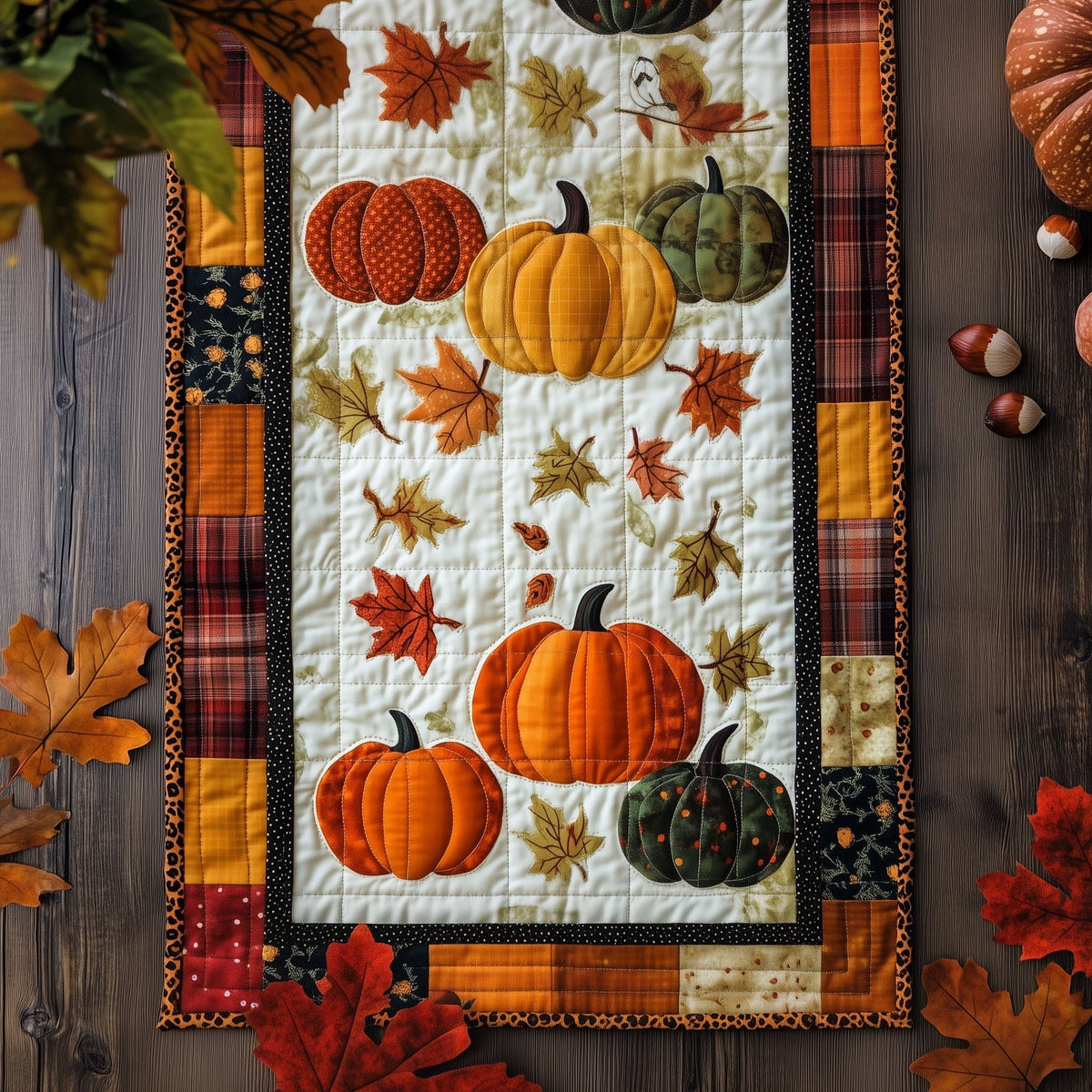 Autumn Whimsy Table Runner