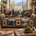 Autumn Wildlife Cabin Sofa Cover