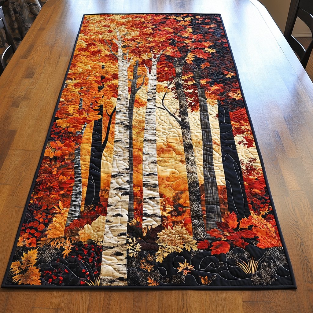 Autumn Woods Table Runner