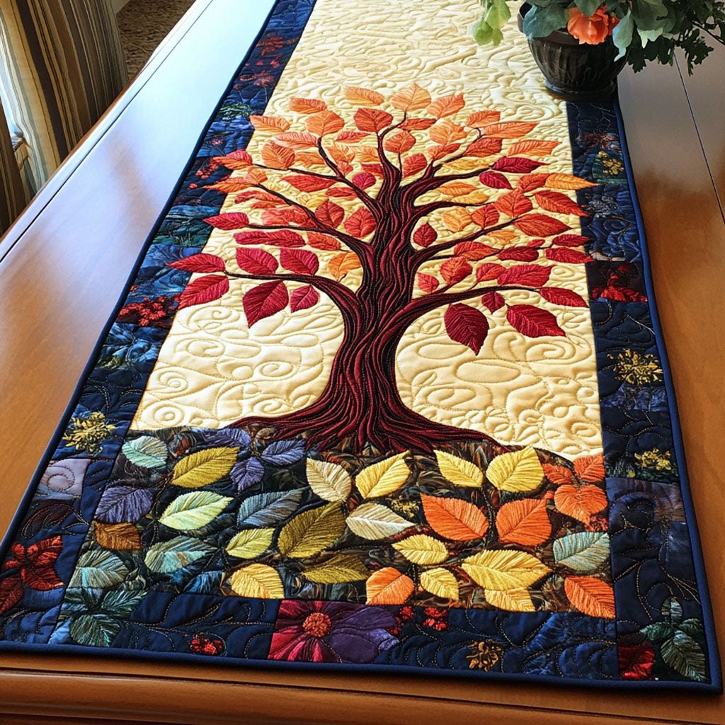 Autumnal Harmony Table Runner