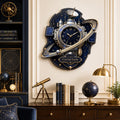 Celestial observatory Custom Name Wall Clock — personalized with a custom name