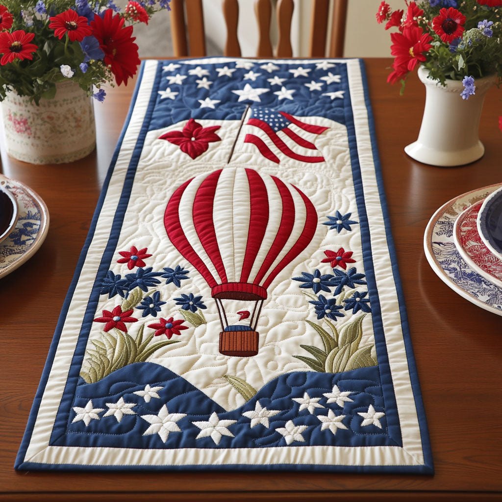 Balloon and Freedom Table Runner