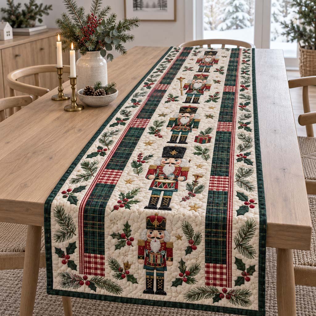 Balsam Nutcracker Table Runner