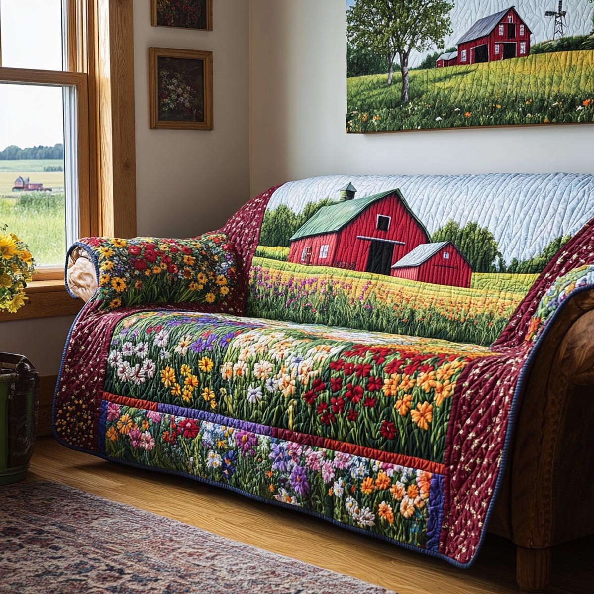 Barn Blossom Sofa Cover