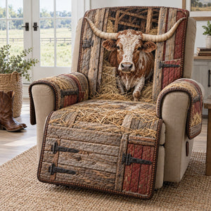 Barn Door Longhorn Sofa Cover - Made to Order