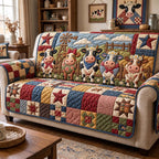 Barnyard Cow Parade Sofa Cover