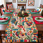 Barnyard Rooster Family Table Runner