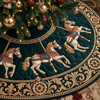 Baroque Carousel Christmas Tree Skirt