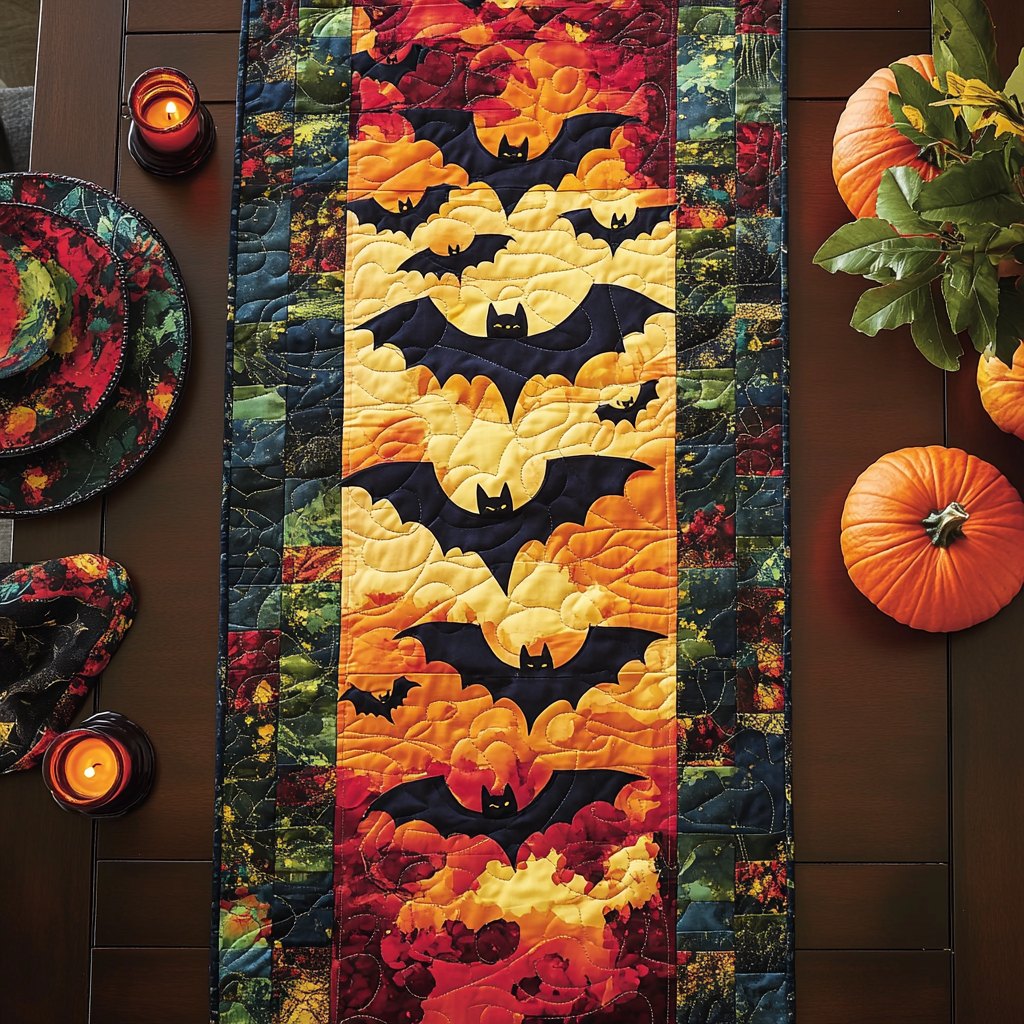 Bat Magic Table Runner