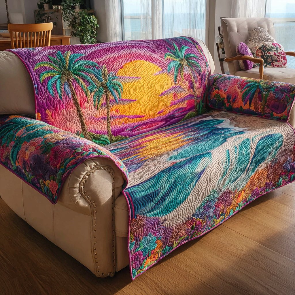 Beach Horizon Sofa Cover