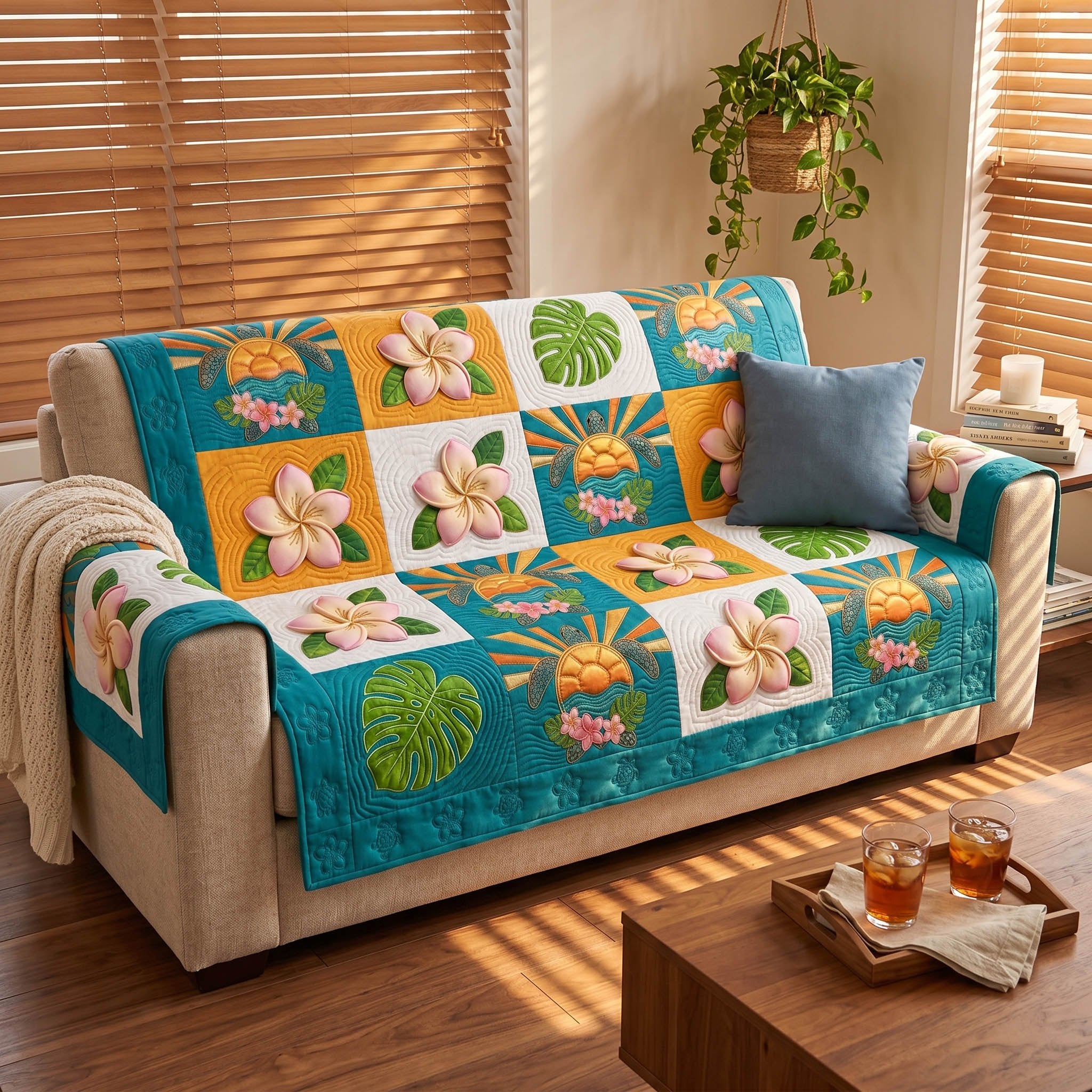 Beach Patch Sofa Cover