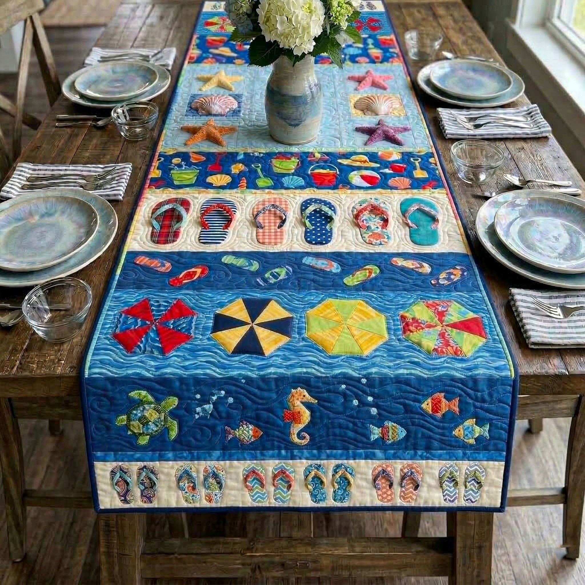Beachside Days Table Runner
