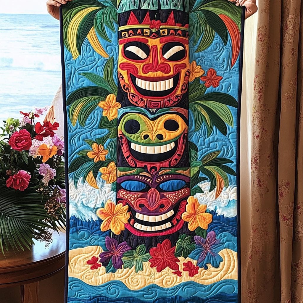 Beachside Totems Table Runner
