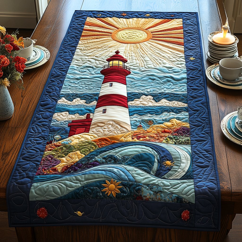 Beacon in the Storm Table Runner