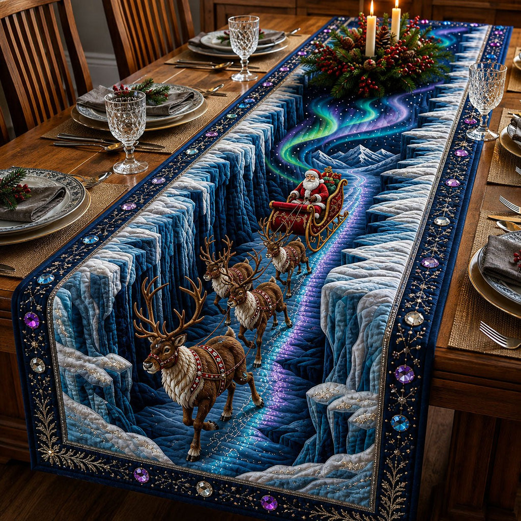 Reindeer River Crossing Table Runner