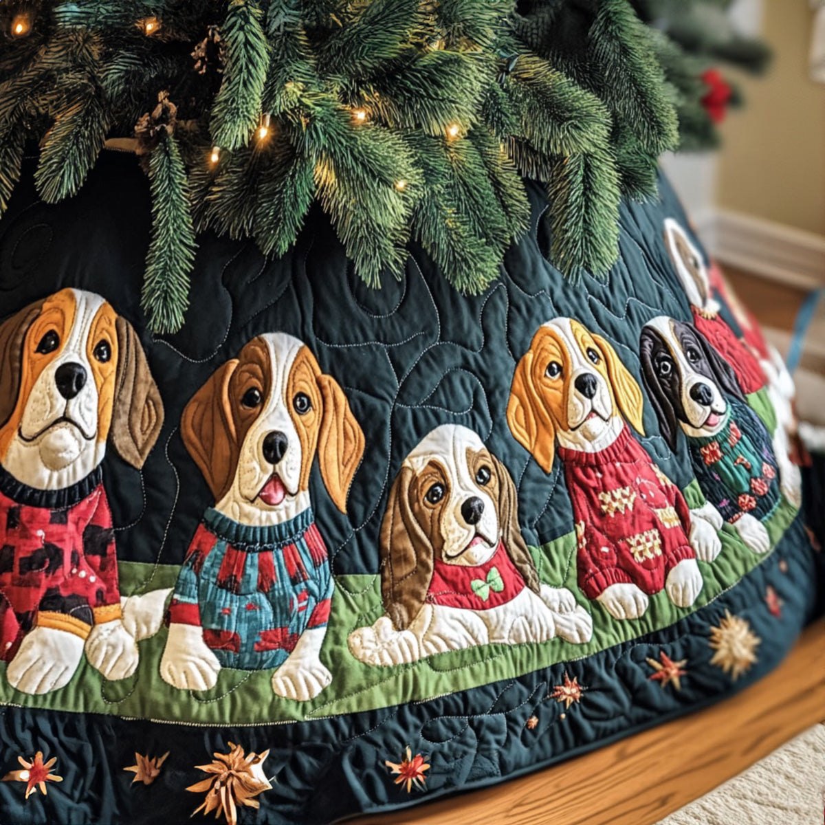 Beagle Festive Fun Christmas Tree Skirt