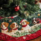 Beagle Joy Parade Christmas Tree Skirt