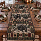 Bear Forest Guardian Table Runner