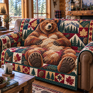Bear Forest Sofa Cover - Made to Order