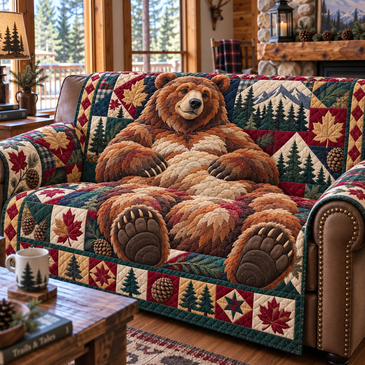 Bear Forest Sofa Cover