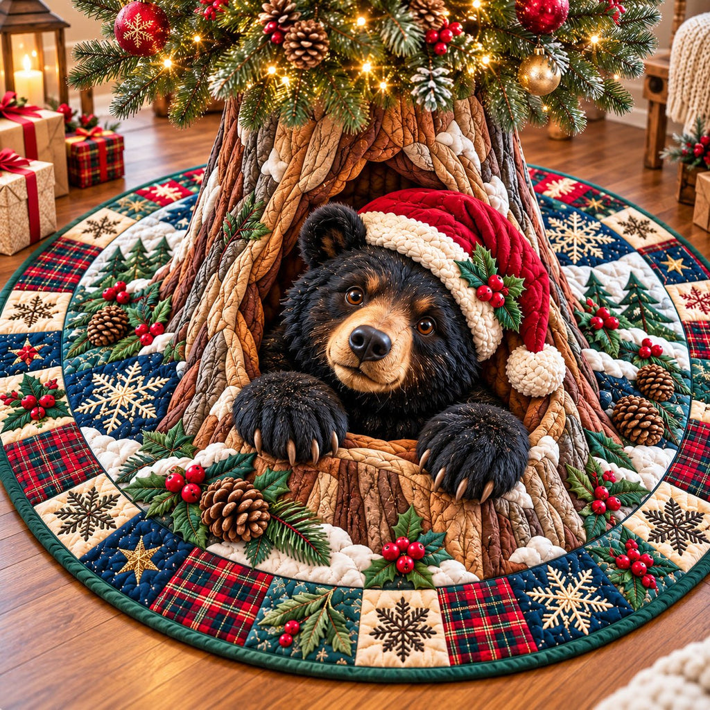 Bear Mountain Lodge Christmas Tree Skirt