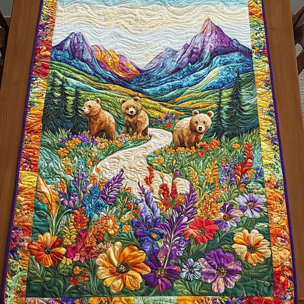 Bear Path Table Runner