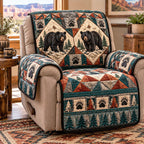 Bear Paw Patchwork Sofa Cover