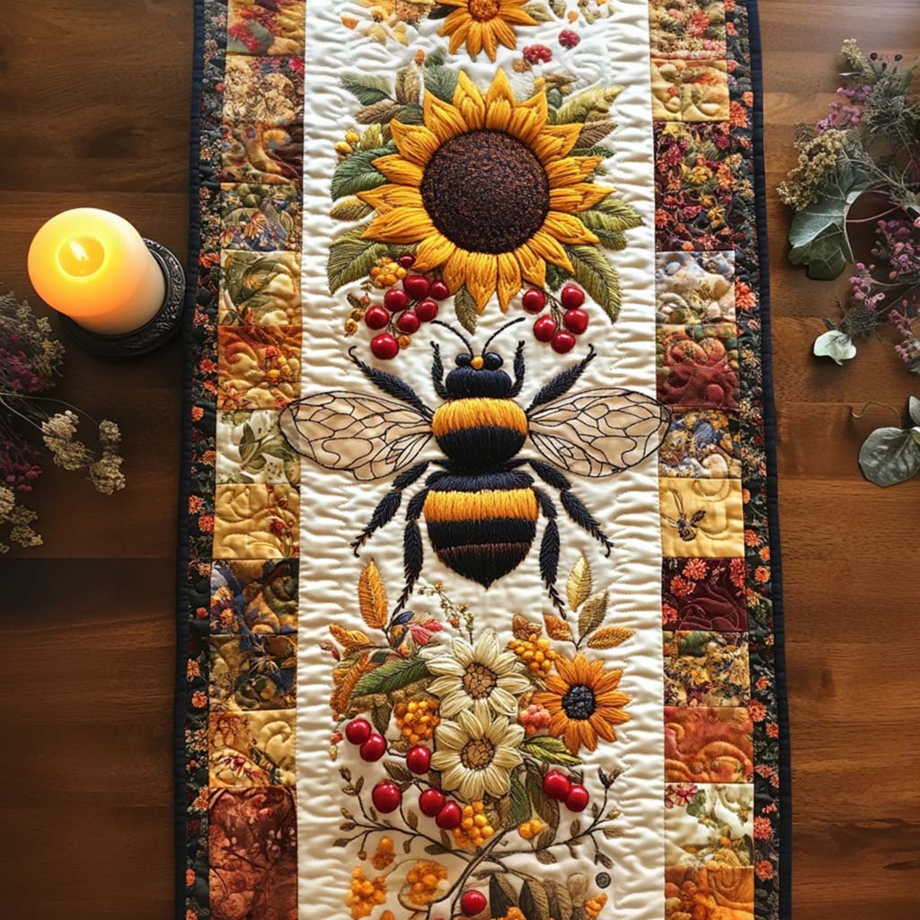 Bee Charm Table Runner