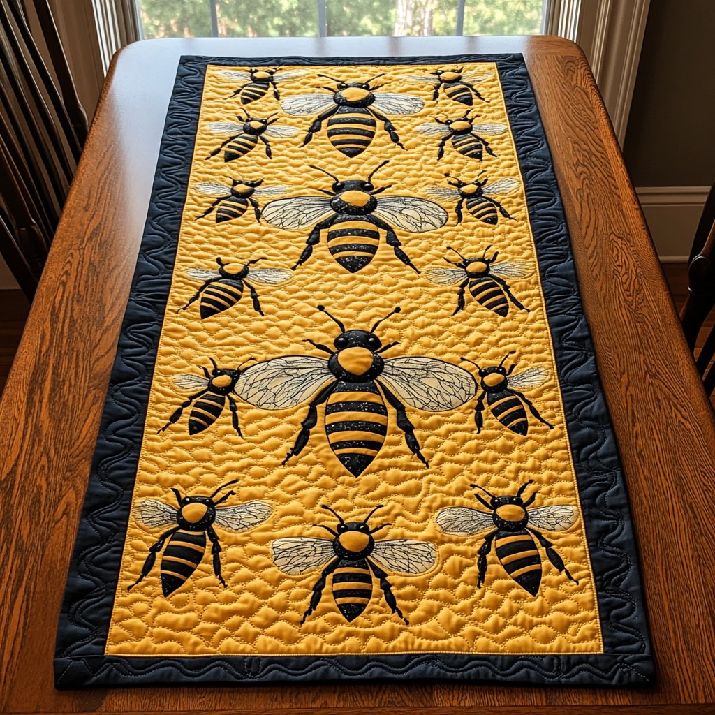 Bee Knees Garden Table Runner