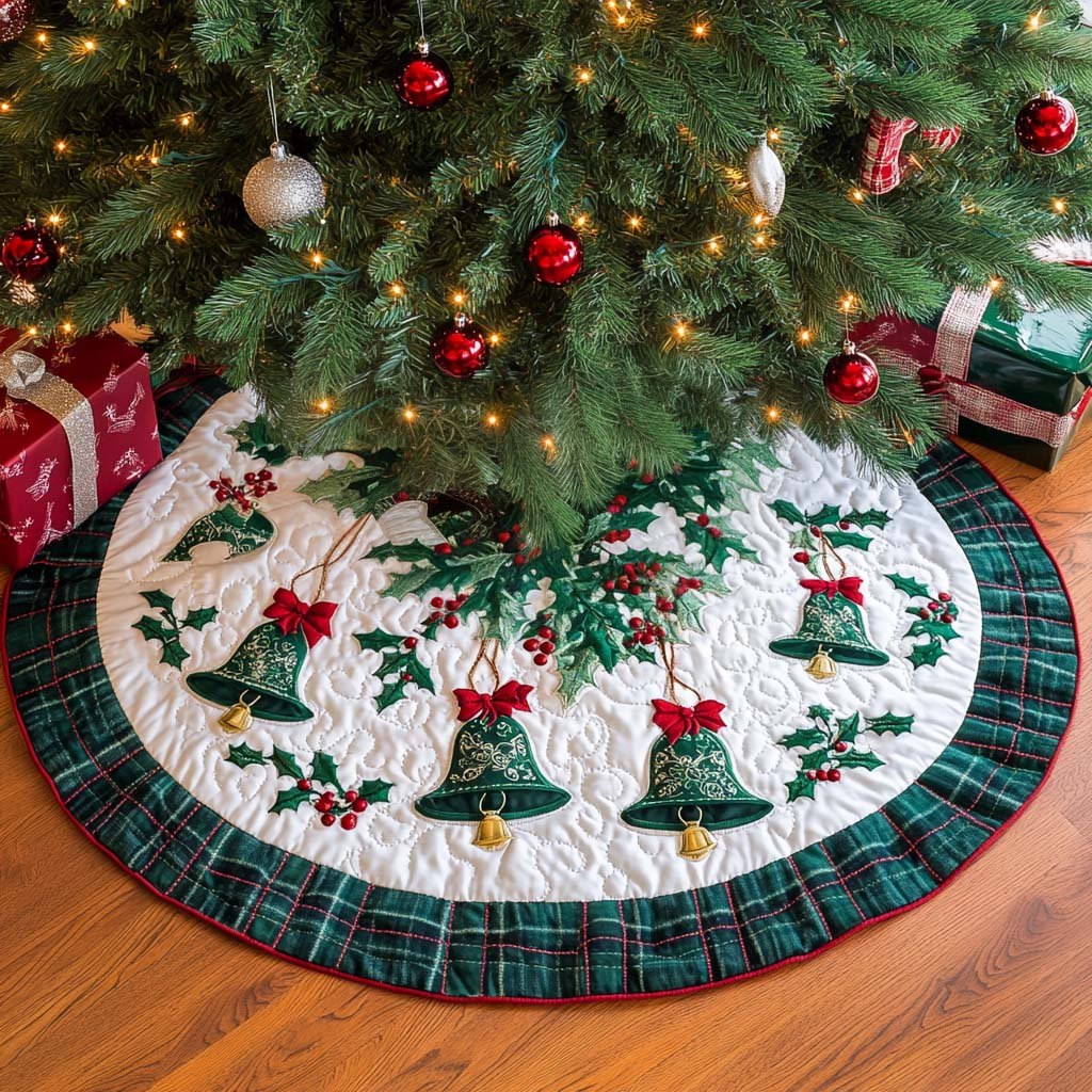 Bells Ringing Christmas Tree Skirt