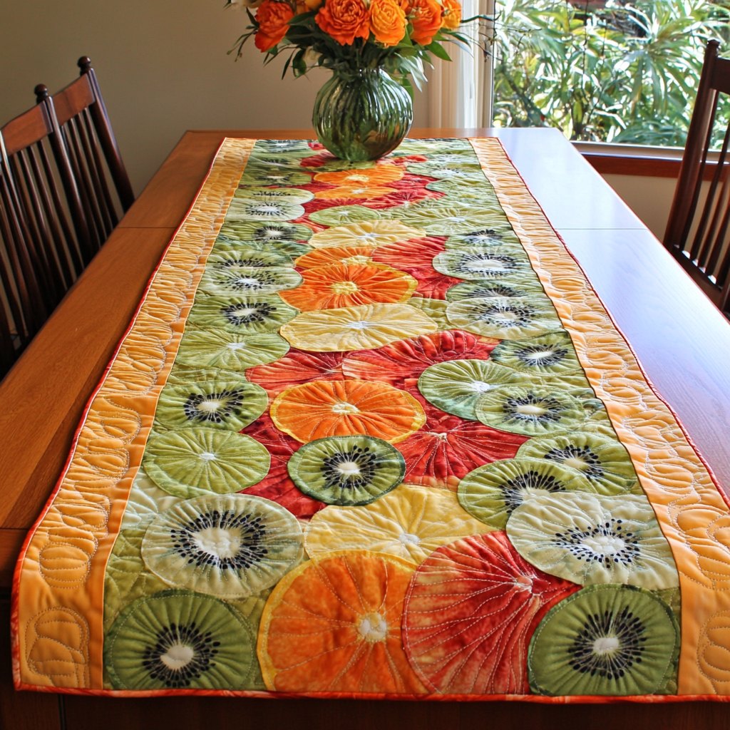 Berry Bloom Table Runner
