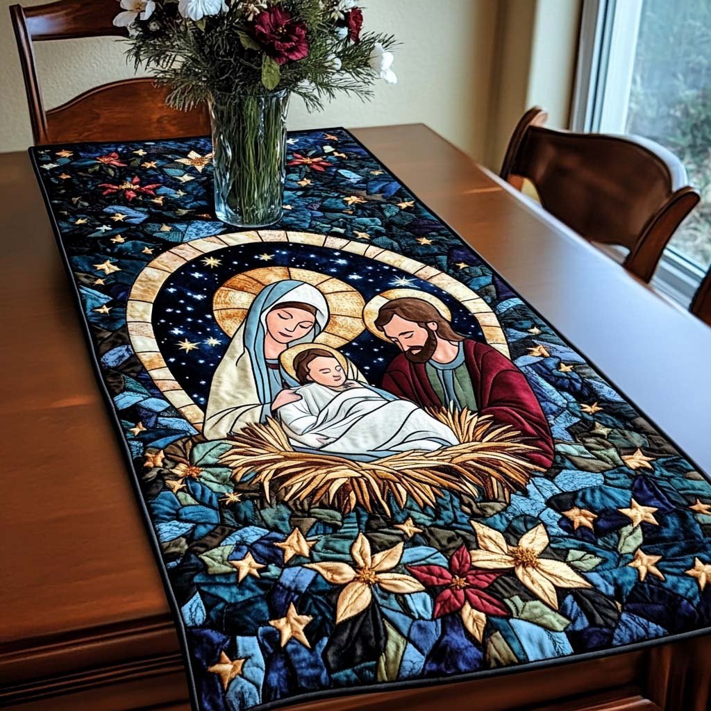 Bethlehem Night Sky Table Runner