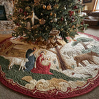 Bethlehem Star Path Christmas Tree Skirt