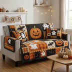 Bewitching Halloween Charm Sofa Cover