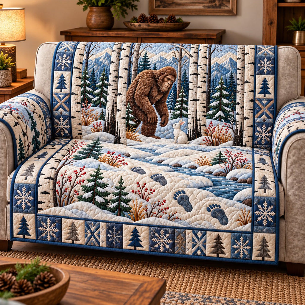 Bigfoot Birch Winter Sofa Cover
