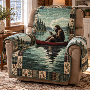 Bigfoot Lakeside Fishing Retreat Sofa Cover - Made to Order