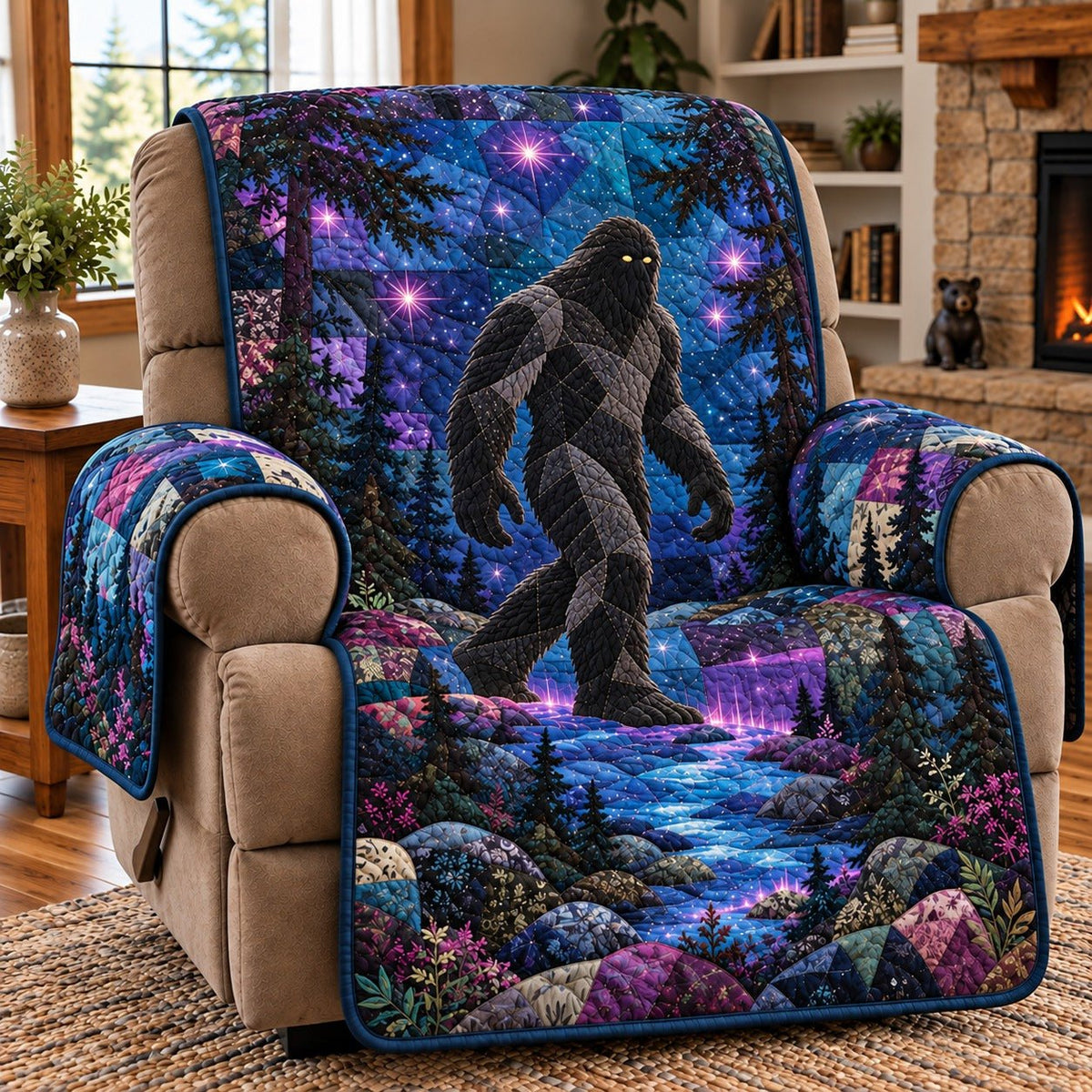 Bigfoot Starry Night Stroll Sofa Cover
